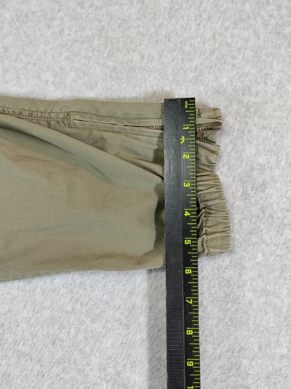 Polo Ralph Lauren Mens M Cropped Ankle Zip Utility Cargo Joggers Pants Green - Picture 12 of 12